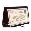 Placa De Homenagem Personalizada Inox Capa De Livro 17x12cm - Image 2